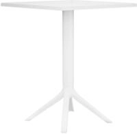 CLP Tisch Nuvela 60 x 60 cm | Wetterfester Gartentisch mit UV-best&auml;ndiger
