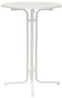 MFG Stehtisch d=80 cm, klappbar, wei&szlig;/wei&szlig;