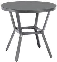 TrendLine Gartentisch Aluminium Pero &Oslash; 80 cm anthrazit Aluminiumtisch