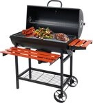 Lund Holzkohlegrill XXL - 71 x 35 cm Grillfl&auml;che