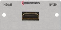 Kindermann HDMI 90 &deg; &ndash; Adapter f&uuml;r Cable (HDMI, HDMI, grau, schwarz,