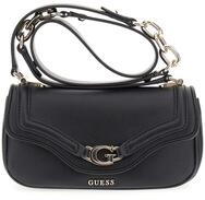 GUESS Umh&auml;ngetasche Dea Crossbody Flap Bag Black schwarz
