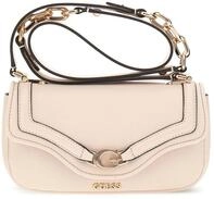 GUESS Umh&auml;ngetasche Dea Crossbody Flap Bag Creme White