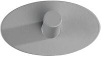WENKO Wandhaken Piceno Grau matt 2er Set Edelstahl, 2er Set, Badhaken,...
