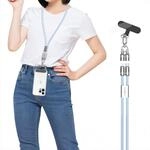 ANSMANN Handykette universal, Lanyard USB C Kabel 120cm, Handyband zum umh&auml;ngen, USB