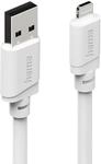 Hama Ladekabel, USB-A - Lightning, f&uuml;r iPhone/iPad, MFi, 2 m, Wei&szlig;