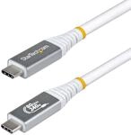 StarTech.com 1m USB4 Kabel, 80Gbps, USB-IF-zertifiziertes USB-C Ladekabel, 240W, 8K