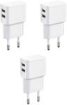 Wicked Chili 3er Set Dual USB Ladeger&auml;t 12W / 2400mA Pro Series Universal...