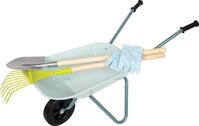 small Foot Gartenwerkzeug-Set mit Schubkarre, Garten- und Sandspielzeug mit