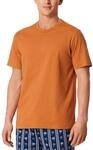 Schiesser Herren Schlafshirt Kurzarm Rundhals - Mix + Relax - Organic Cotton