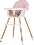 Chipolino Kinderhochstuhl Rio 2 in 1, Kinderstuhl rutschfeste Beine...