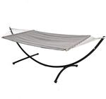 AMANKA XXL H&auml;ngematte mit Gestell - 200x120cm Liegefl&auml;che bis 120kg - 300cm
