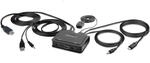 StarTech 2-Port Hybrid USB-C & HDMI Kabel-KVM, 4K 60Hz, USB Powered, Hotkey