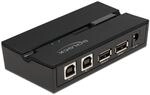 DELOCK CONMUTADOR USB 2.0 para 2 PC A 2 GER&Auml;TE Schalter USB 11492