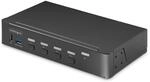 StarTech 4 Port DisplayPort KVM Switch, Einzel 4K 60Hz