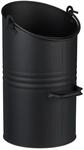Relaxdays Kohlensch&uuml;tte, 12 Liter, Eisen, Kohleeimer mit Griff & Henkel, Kohlekorb