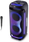 MEDION PE-2 Plus Partybox (Akku, mit Mikrofon, tragbarer Bluetooth Lautsprecher