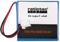 ratiotec 00079019 Akku 600mA f&uuml;r Soldi Smart Serie