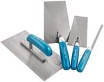 Jung Henkelmann Kellen-Set 4-teilig (Einsteiger-Set, Carbonstahl, Maurerkelle,