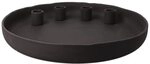 Kerzenhalter Slate Smoke grau 4 cm
