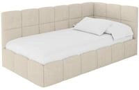 ALTDECOR Jugendbett Polsterbett mit Matratze - Livy 90x200 Beige