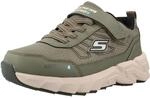 Skechers Jungen Elite Sport Tread Aquavek Turnschuhe, Olive Synthetic/Textile/Silver