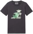 TOM TAILOR Jungen Kinder T-Shirt mit Wackelbild-Print , coal grey, 92/98