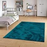 Pergamon Kinderteppich Hochflor Melia Kids Petrol - Flauschiger, Einfarbiger...