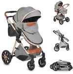 Moni Kinderwagen Alma Sportsitz Tragetasche umbaubar Wickeltasche Sitz umkehrbar