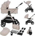 LIONELO LAYLA 2 in 1 Kombikinderwagen Kinderwagen 0-48 Monate bis 22 kg, Babywanne