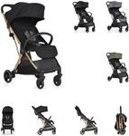 Cangaroo Kinderwagen easy Fold Buggy Alu Sonnendach verstellbar, faltbar, Korb