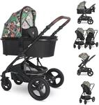Lorelli Kombikinderwagen Boston 2 in 1 Sportsitz Babywanne M&uuml;ckennetz bis 22 kg