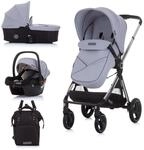 Chipolino Kinderwagen Elite 3 in 1 i-Size Babyschale Sportsitz Babywanne Tasche...