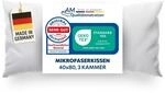 DormiGood Premium Mikrofaser Kissen 40x80 - Made in Germany - Allergiker...