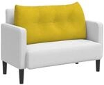 vidaXL R&uuml;ckenkissen Gelb 100 x 24 x 50 cm Samt, Moderne Wohnzimmer, Samt...