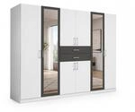 luma-home Dreht&uuml;renschrank Kleiderschrank B270/H208/T58 cm mit 2 mittigen