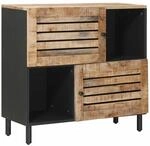 vidaXL Stauraumschr&auml;nke Braun 80 x 33,5 x 75 cm Massivholz Mango, Stylischer