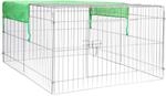 Wiltec Freilaufgehege f&uuml;r Kleintiere, 122 x 95 x 58 cm, stabiles und sicheres