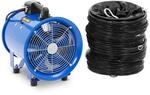 MSW MSW-CTFB-25H10 Bauventilator 180 W 2700 m3/h &Oslash; 280 mm 10 m Schlauch...