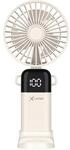 Xlayer Ventilator klappbarer Handventilator mit Smartphone Halterung 1.200 mAh