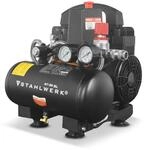 STAHLWERK Kompressor mit 3 L Tank (ST-38 BL) &ndash; &ouml;lfrei & leise, 8 bar, 1,22 PS (0,9