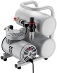 Wiltec Airbrush Kompressor AS06T 1/4 PS mit Zubeh&ouml;r, Kompressor f&uuml;r