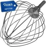 VIOKS Schneebesen K&uuml;chenmaschine Ersatz f&uuml;r Kenwood KW717152 Quirle