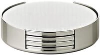 EDZARD Untersetzer Due versilbert, anlaufgesch&uuml;tzt, Durchmesser 9 cm, 4er Set +