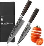 Wakoli EDIB Essentials Santoku Messer K&uuml;chenmesser Set (2-teilig) 30 & 24 cm