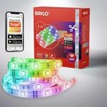 BRILONER - USB LED Strip 5m Smart Home, App- und Sprachsteuerung, buntes RGB Licht,