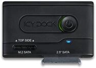 ICY DOCK 1x 2,5" SATA oder 1x M.2 SATA SSD zu USB 3.2 Gen1 externer Adapter...