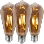 Lumiled Edison Vintage Gl&uuml;hbirne E27 LED Lampen ST64 6W Ersetzt 50W Gl&uuml;hlampe...