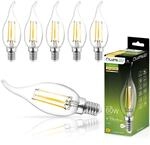 Lumiled BA35 E14 LED Lampe 6 St&uuml;ck Set 7W (ersetzt 60W) 770lm Classic Filament...