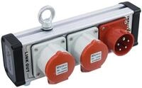EUROLITE SAB-322 Stromverteiler | Roadtauglicher Stromverteiler mit CEE-Eingang